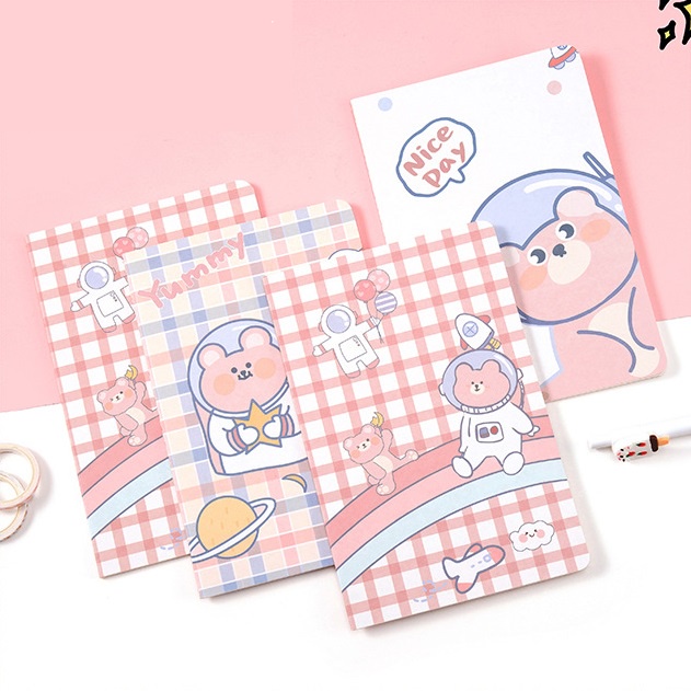 

[areum.in] 4pcs Buku Tulis A5 30 Lembar