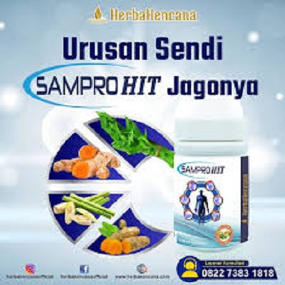 SAMPRO HIT Obat Herbal BPOM Pegal Linu Nyeri Persendian 60 Kapsul