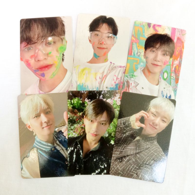 Photocard Seventeen Face The Sun Carat Version DK Hoshi Wonwoo Scoups Seungkwan Jun pc fts carver