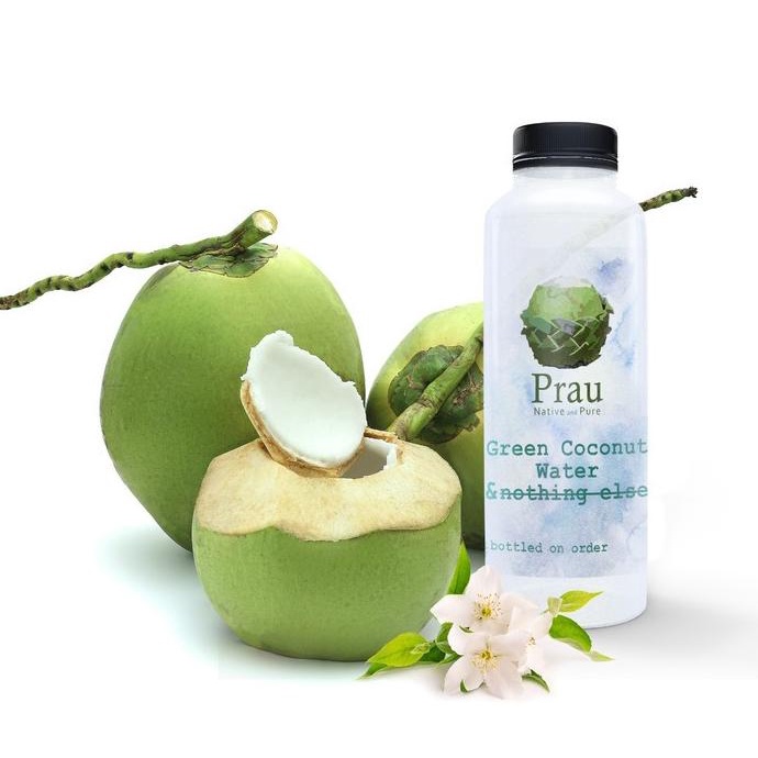 

PROMO 4 botol Air Kelapa Hijau Segar, Fresh Green Coconut Water - Prau 500ml Murah