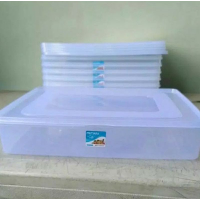 Food Box 5500 ml Plastik / Kotak Makanan 5500ml / Toples KMP Mutiara