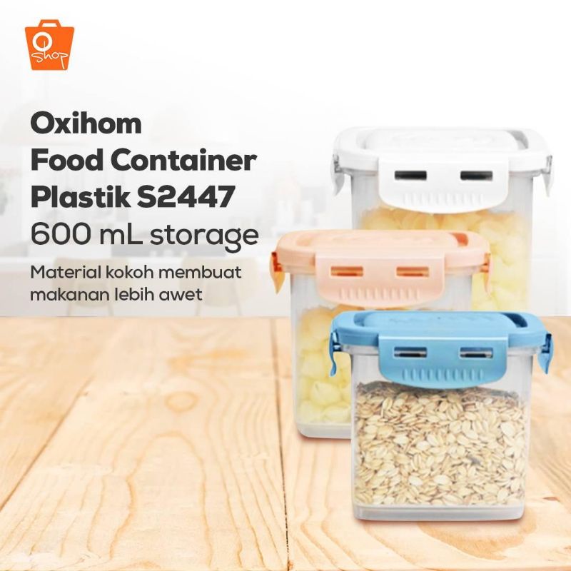 Food Container Plastik 600ml - Oxihom