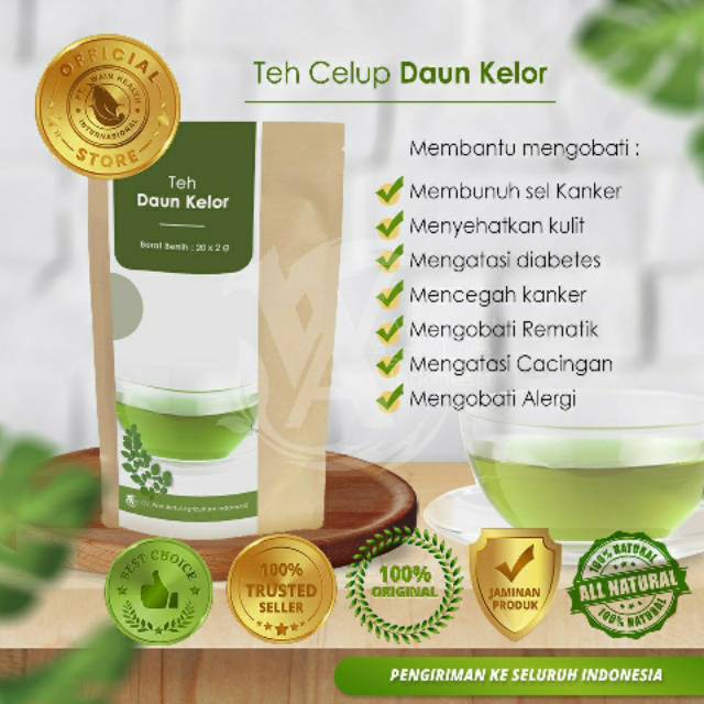

Original TEH CELUP DAUN KELOR : 100% Organik Anti-Kanker, Diabetes, Tingkatkan Imunitas dan
