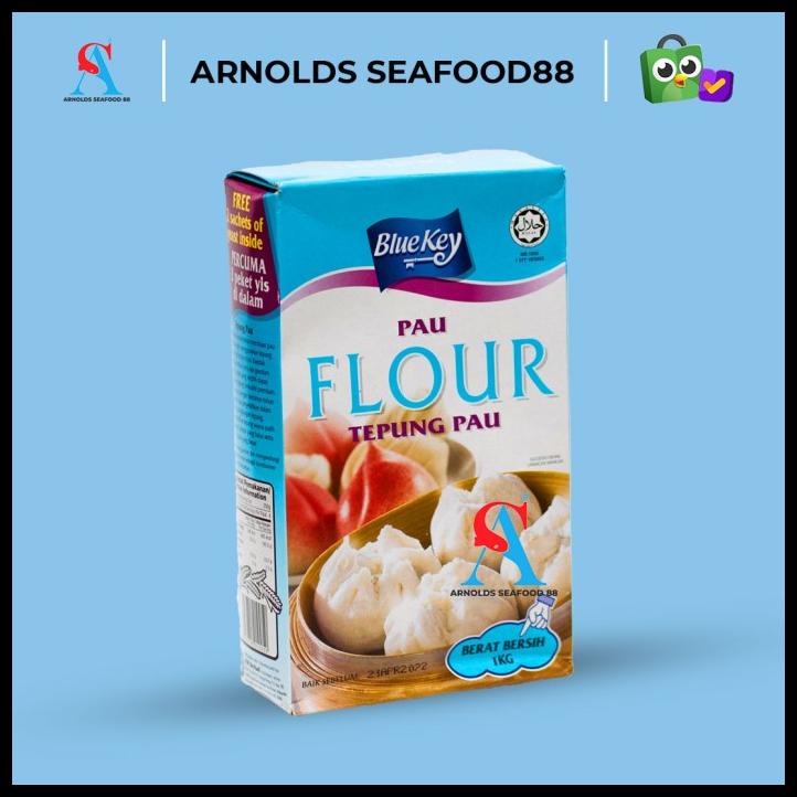 

TERBARUU!! Tepung Pao Blue Key Malaysia 1kg / Pao Flour Bapao Blue Key COD