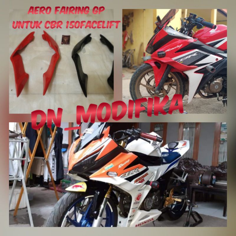 Winglet GP CBR150 Facelift Aero Fairing CBR Facelift aero dinamis