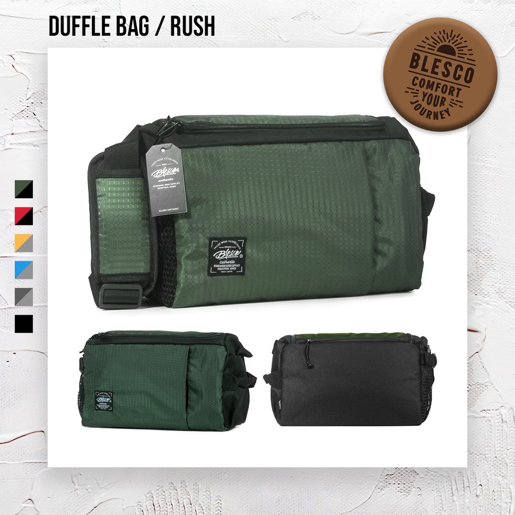 Tas Olahraga Pria Tas Selempang Pria Warna Green - Blesco Rush