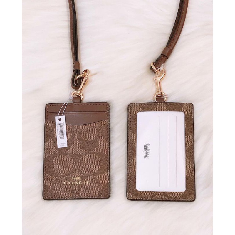 

Coach Lanyard Signature Saddle || COACH