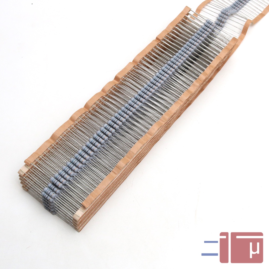 x10 Resistor 68R 68 Ohm 1W Metal Oxide 5% Taiwan Kaki Tembaga