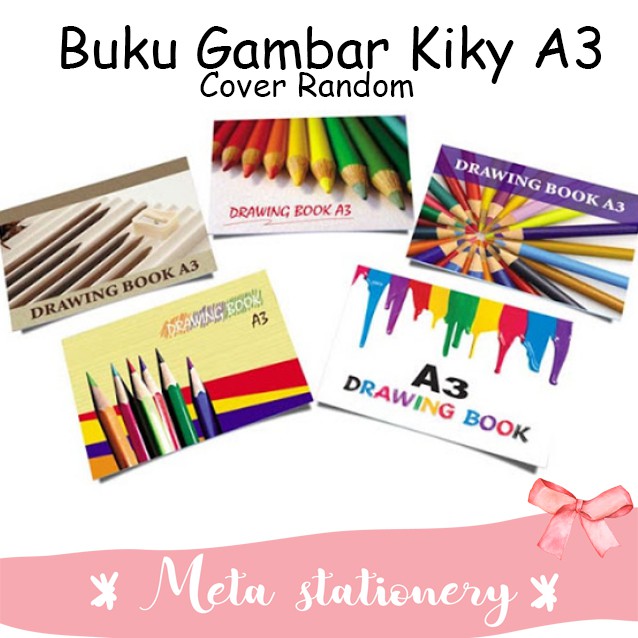 

Buku Gambar / Drawing Book Kiky uk A3 (Motif RANDOM)