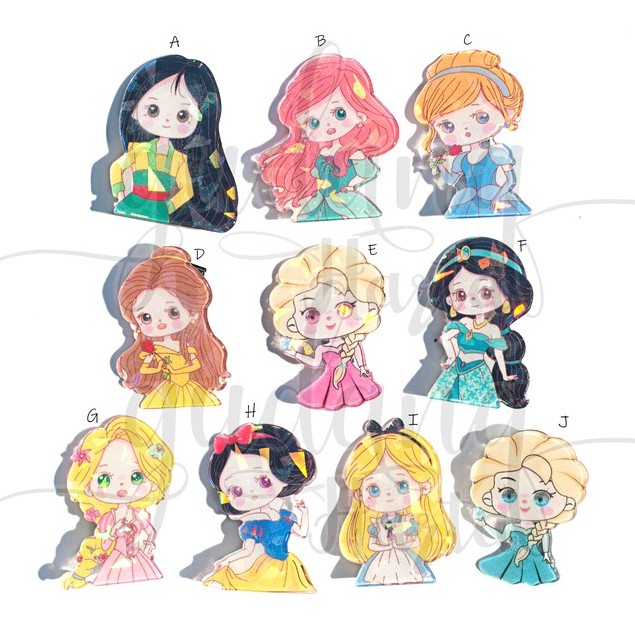 GEMEZ Jepit Rambut Anak Princess Kilap Hairclip Unik GG 201867