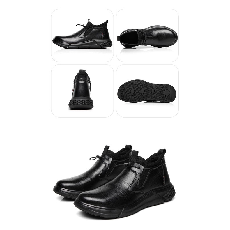 Sepatu Safety shoes waterproof  formal sport casual pria anti smash  anti paku  ujung besi safety boots V9