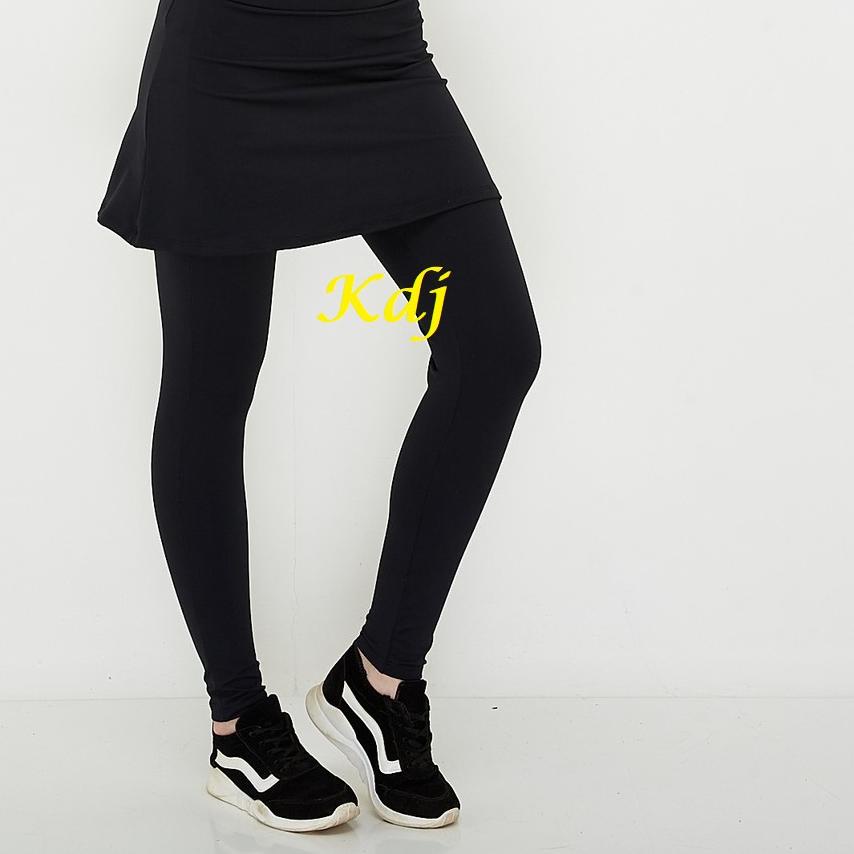 Ready Banyak ♧ Celana Legging Rok Olahraga Wanita Senam Lari Zumba Bersepeda Ukuran STD dan JUMBO Ro