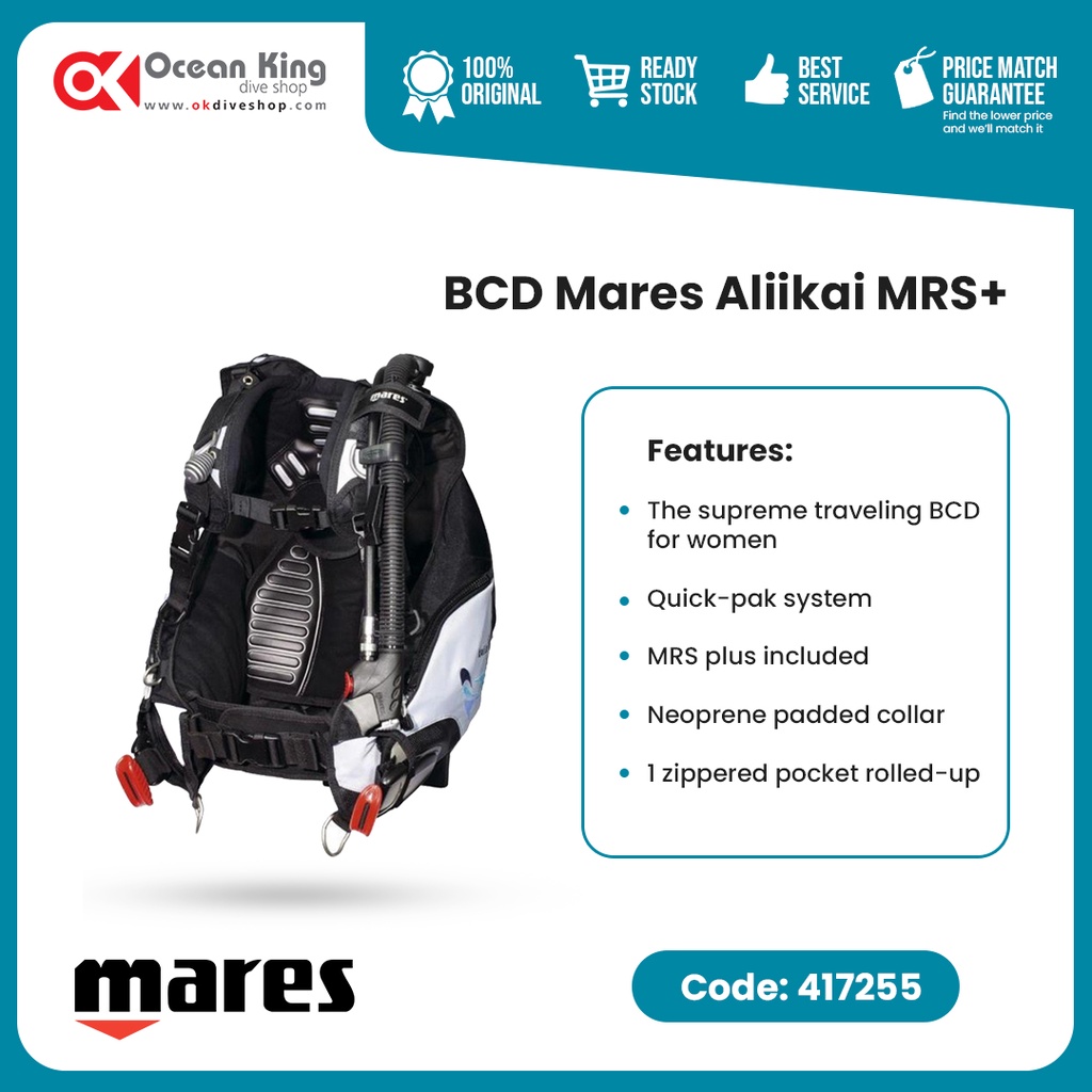 PROMO BCD MARES ALIIKAI SHE DIVE MRS + ( 417255)