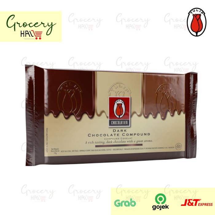 

Fchgtyani 12 X 1 Kg Tulip Dark Chocolate Compound ( 1 Dus / Karton )