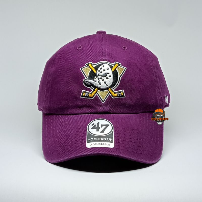 Topi 47 Brand Clean Up Anaheim Mighty Ducks