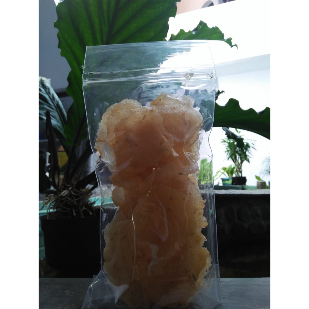 

Krupuk telo/singkong mentah