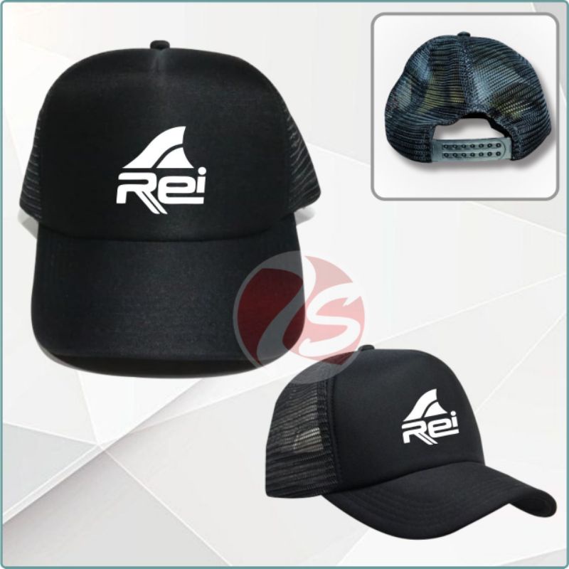 Topi hitam topi keren topi olahraga mancing topi santai rey