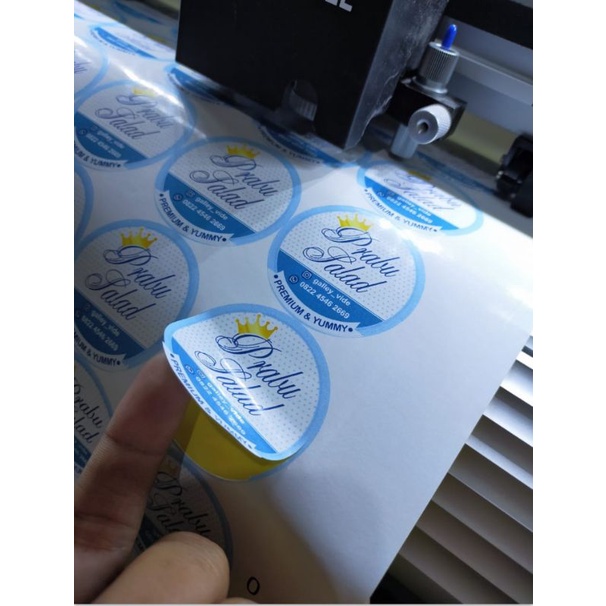 

stiker label produk/makanan