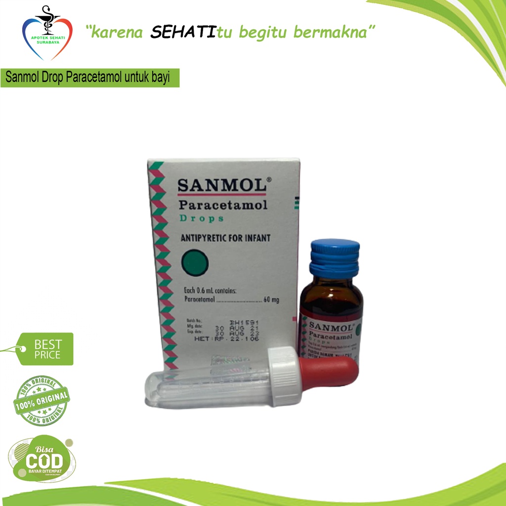 Sanmol Drops Drop Paracetamol Bayi Dan Anak