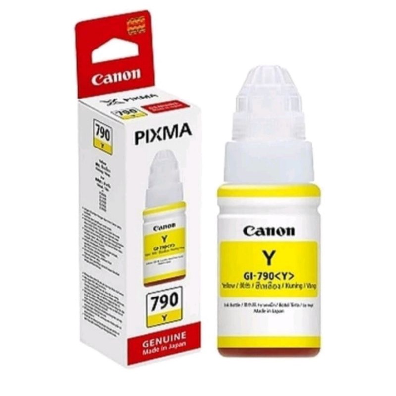 tinta canon 790 warna Yellow,cyan,magenta G100,G200,G300,G400 original