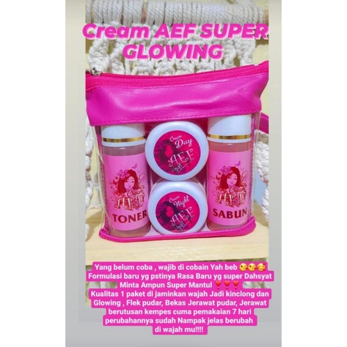 cream AEF super glowing
