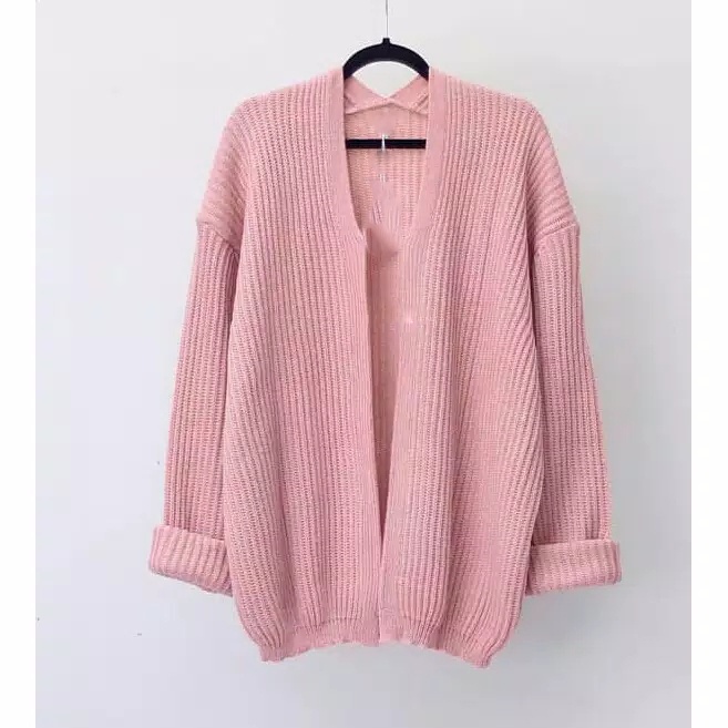 [✅COD] Cardigan Rajut Wanita - Oversize Kardigan PREMIUM