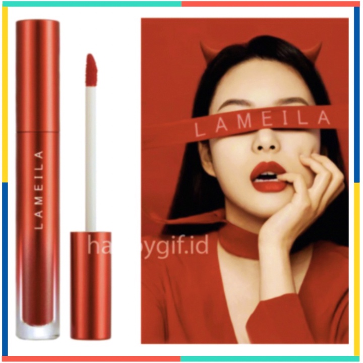 LAMEILA RED EDITION Lipstick Matte Lip Glaze Lipstik LA057 2026