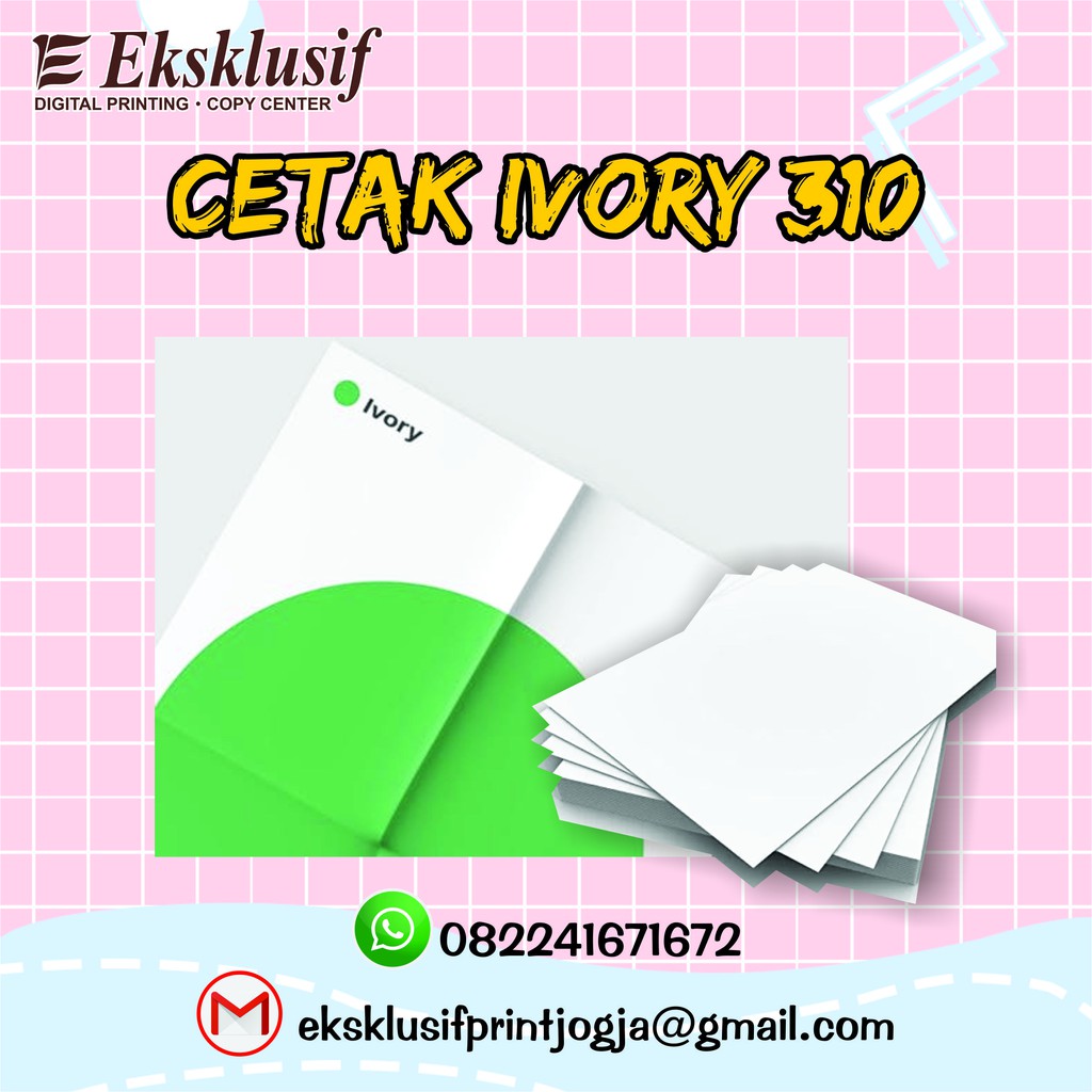 

CETAK IVORY 310 A3+ FULLCOLOR 2 MUKA (CUSTOM)