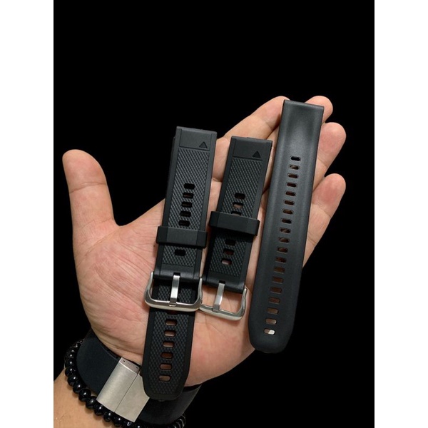 strap tali jam tangan karet rubber size 22mm smart watch