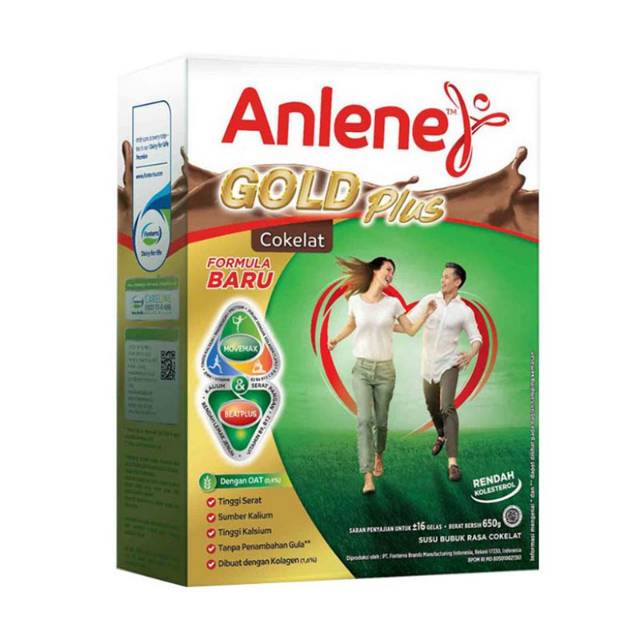 

Anlene Gold Coklat Susu Formula [650 g]