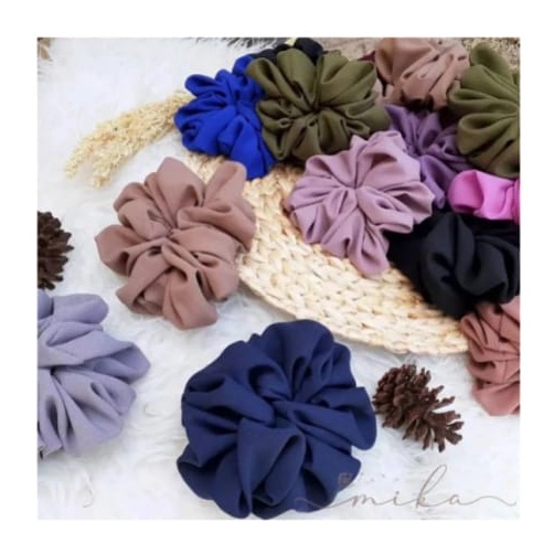 Ikat Rambut (scrunchie) Motif Premium