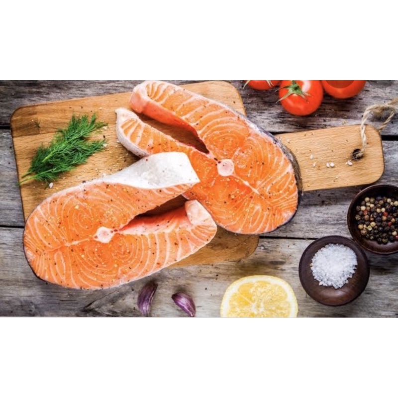 

Ikan tasmanian salmon fish steak cut bonein 200gr