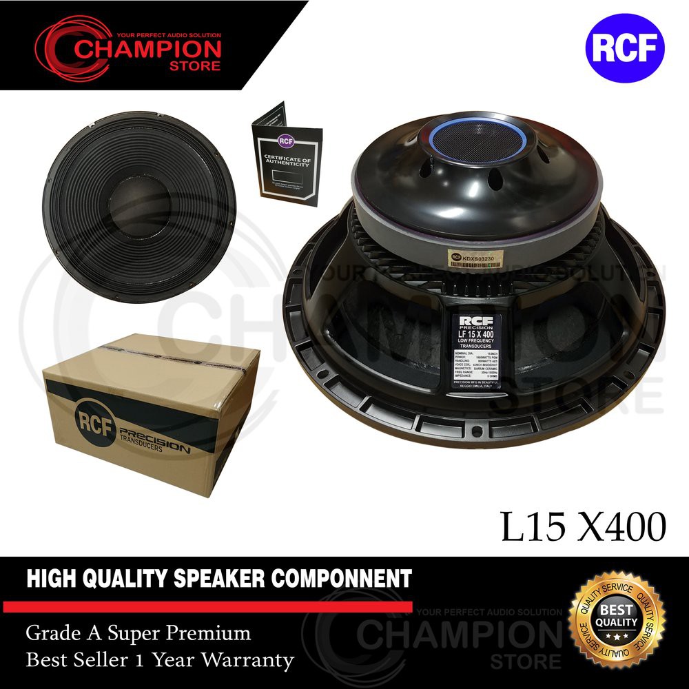 rcf x400 speaker