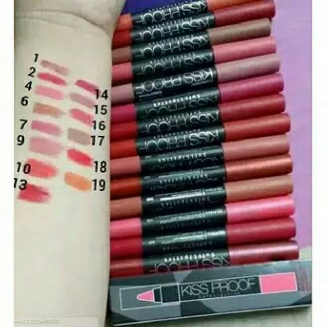 Menow kiss proof soft lipstick BPOM