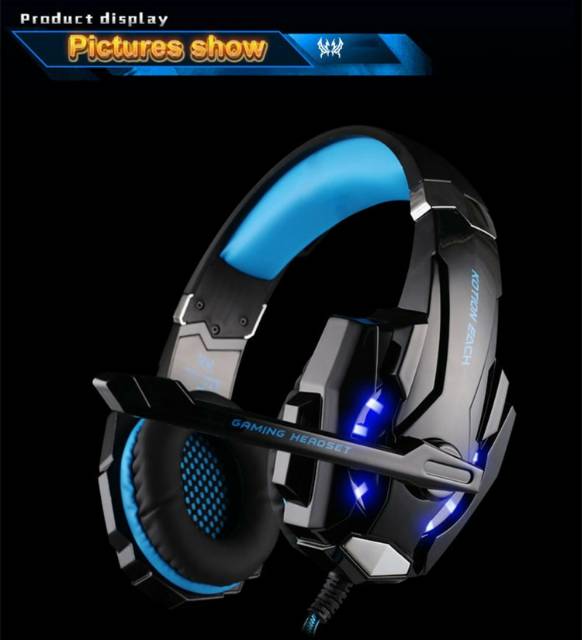 Kotion Each G9000 Gaming Headset Twisted with LED Light