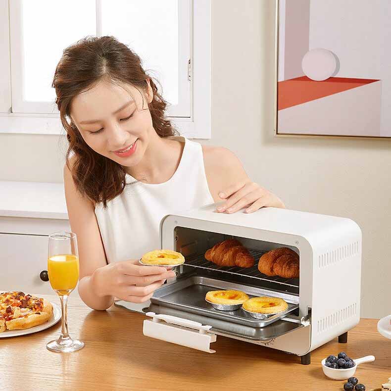 Mini Oven Electric Baking Intelligent Temperature Panggangan 10L