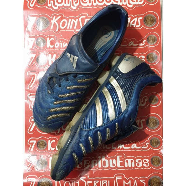 Sepatu Bola ORIGINAL ADIDAS PREDATOR PULSE ABSOLADO FG - Navy/GreySize EU 45⅓ // 29 cm