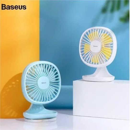 Sale Baseus Pudding Shaped Portable Fan Kipas Angin Usb Meja Kerja Kantor Bagus