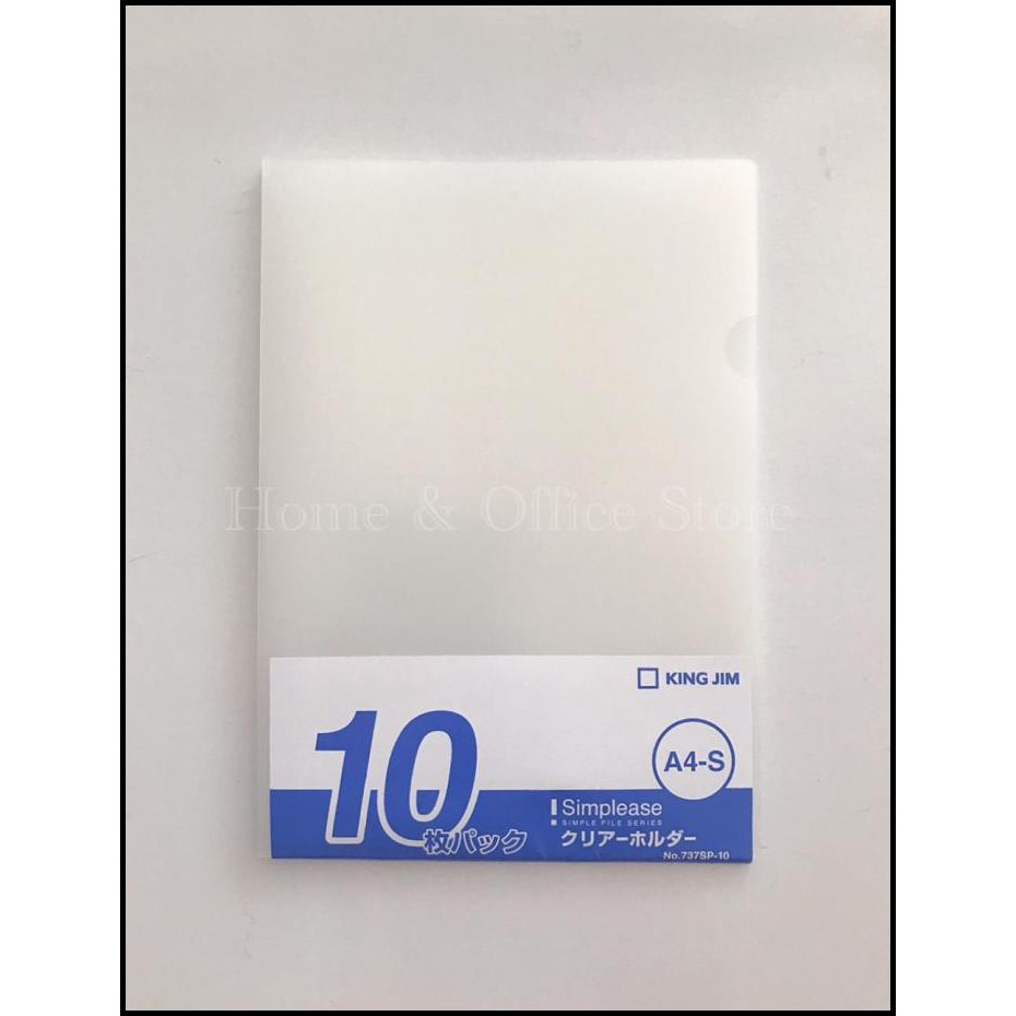 

Map L King Jim Transparan 737Sp-A4 / Map L Clear Sleeves A4
