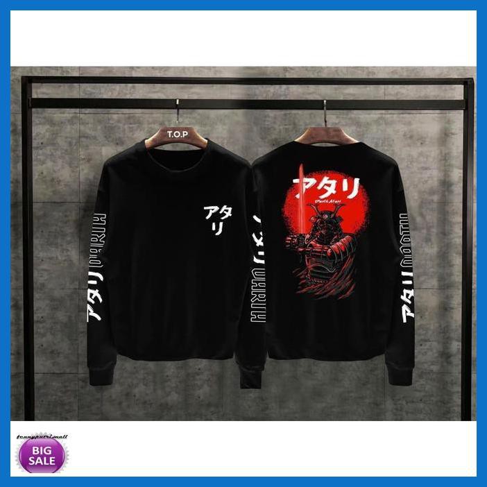 PRIASOAK- T-SHIRT SAMURAI ATARI LENGAN PANJANG / BAJU KAOS DISTRO PRIA WANITA -ASLII.