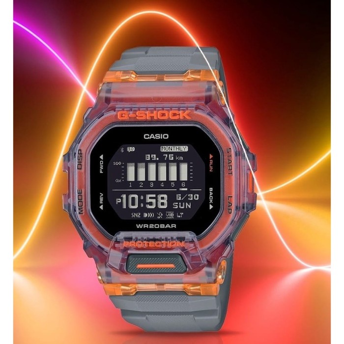 produk terbaru casio g shock gbd 200sm 1a5dr jam tangan original pria limited stok
