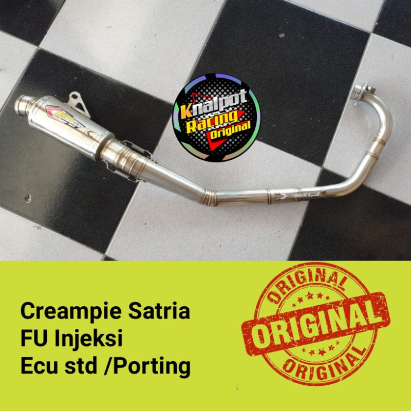 Knalpot Creampie FU Injeksi Ecu std Original Creampie Yogyakarta