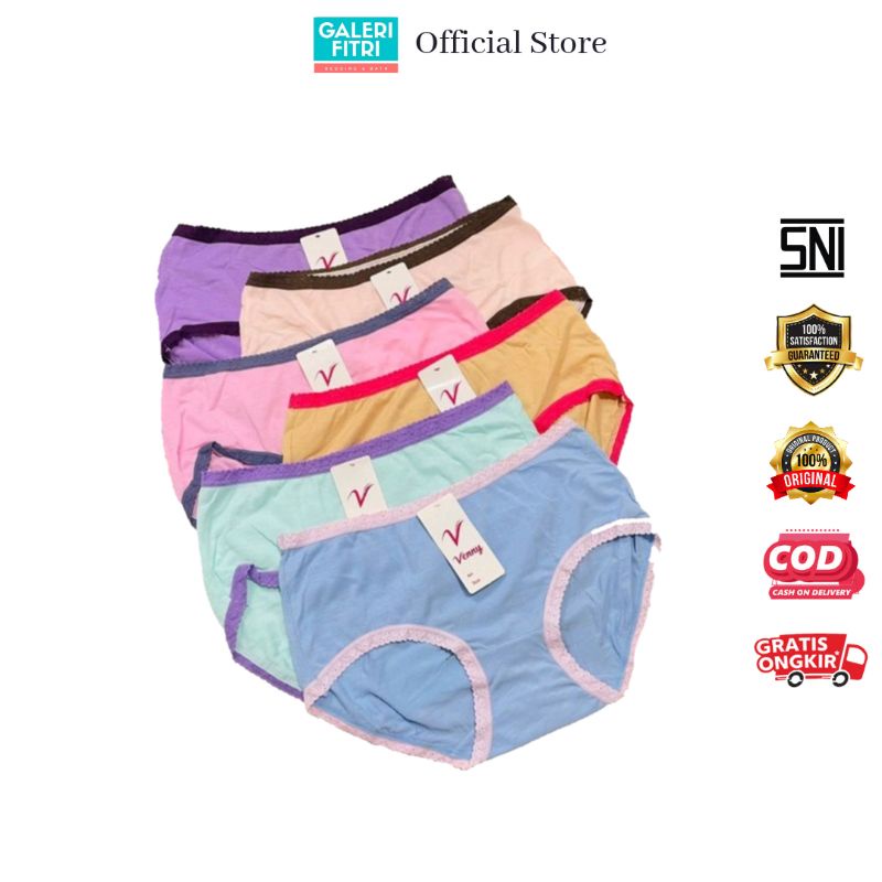 Celana Dalam Venny - CD Venny - Celana Dalam Katun Venny - CD Katun Venny - CD Venny Full Print - Ce