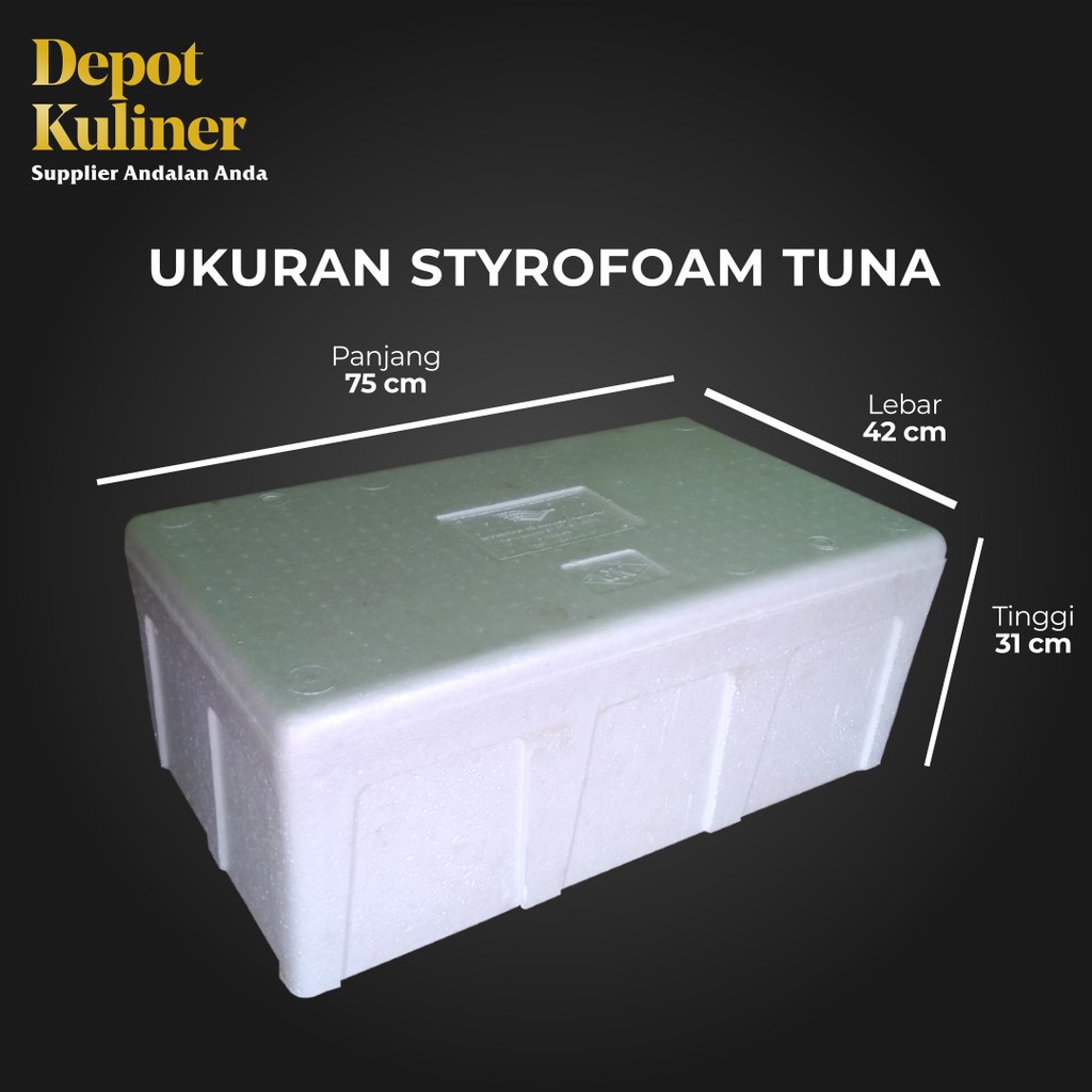 Jual Styrofoam Box Besar di Medan Ukuran 75 x 42 x 31 cm