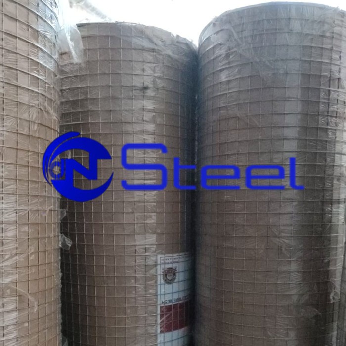 Kawat Loket Las Galvanis Lubang 18mm x 18mm Kawat 1.2mm x 1m x 30m
