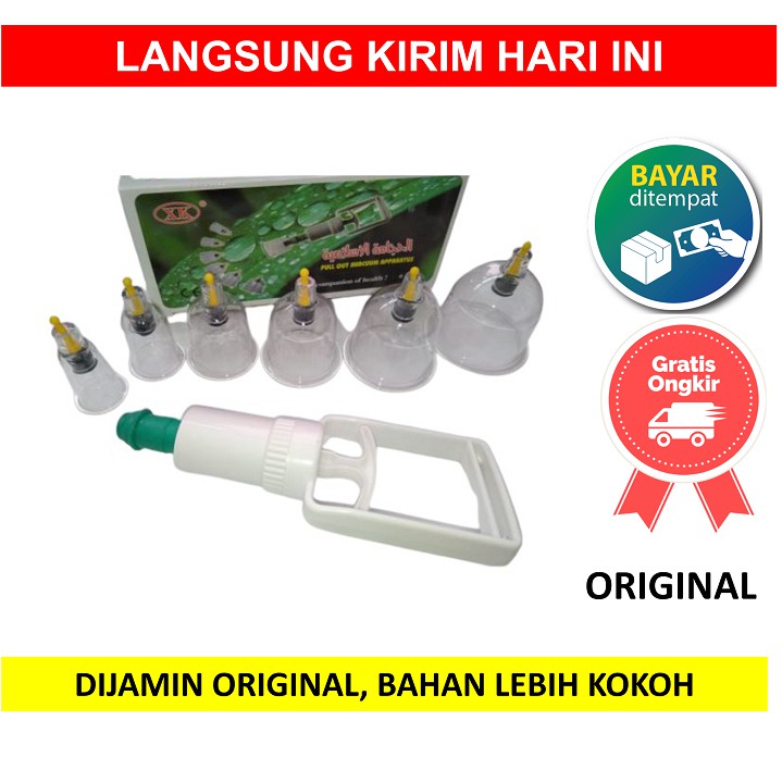 ALAT BEKAM KOP ANGIN 6 PCS PULL OUT AVACUUM APPARATUS