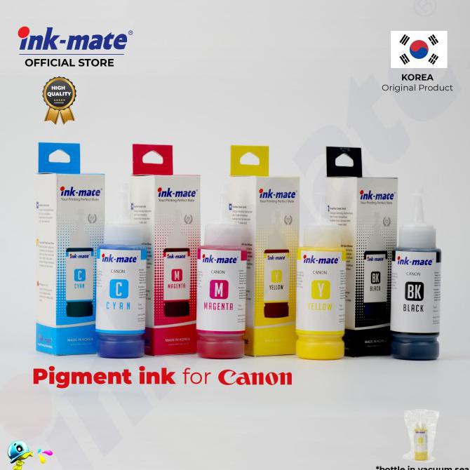 

Lucu Tinta Canon Pigment Inkmate - Ip2770, Mp287, Mp258, G1000, G1010 - Pilih Warna Limited
