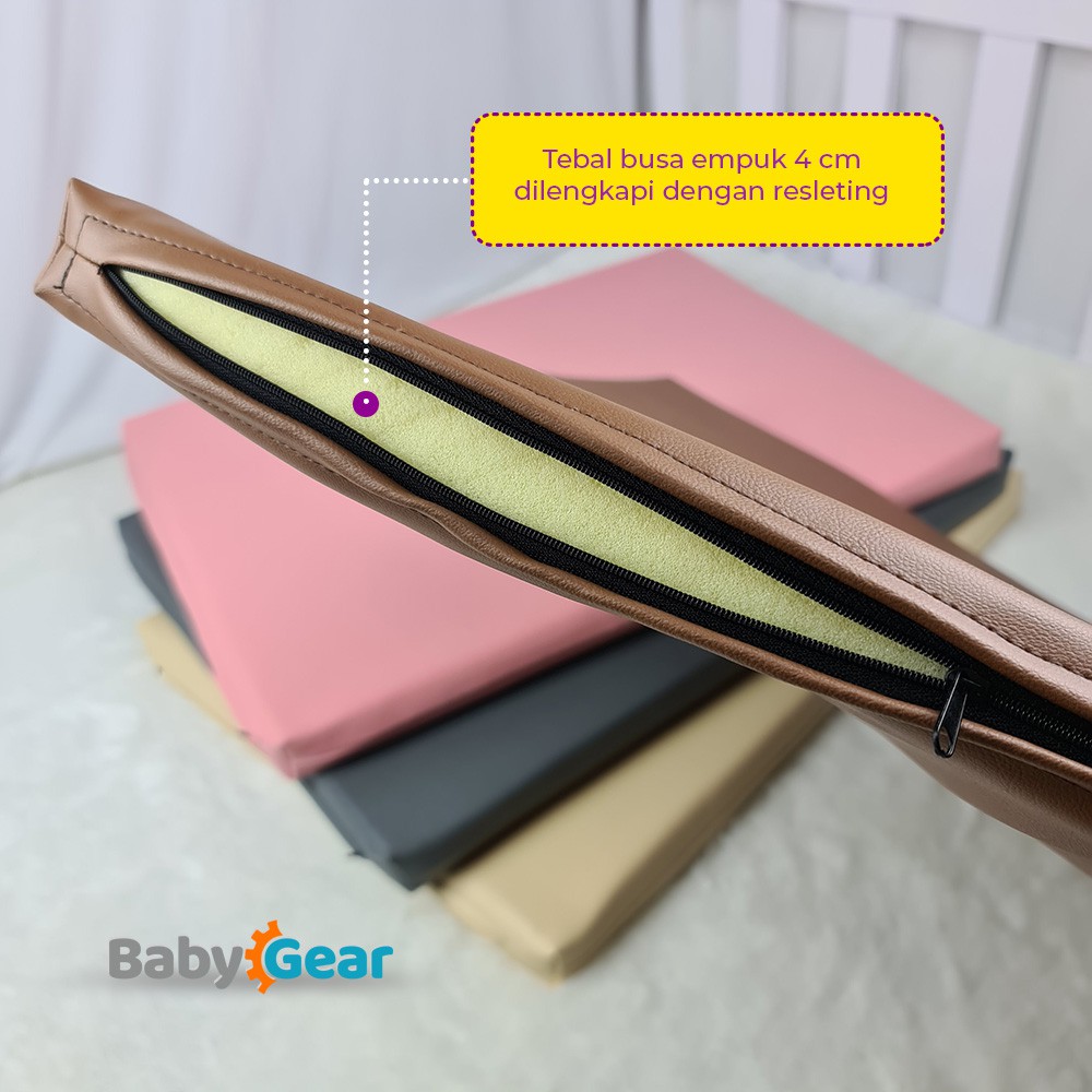 Matras bayi/alas duduk bayi/anti air-kulit sintetis original termurah