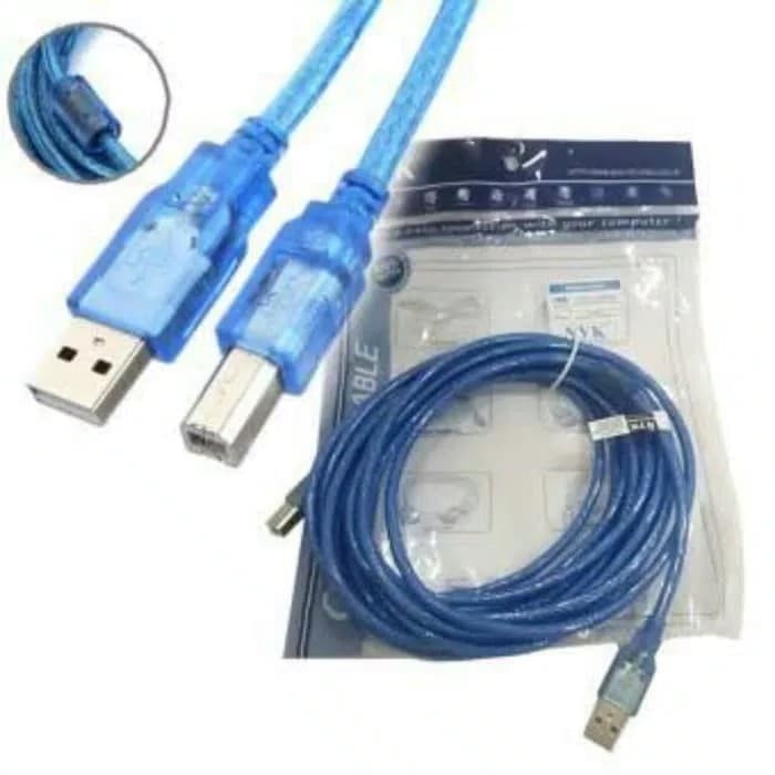 Kabel Printer USB 2.0 NYK Panjang 1.5m, 3m, 5m, 10m MuraH KABEL USB PRINTER