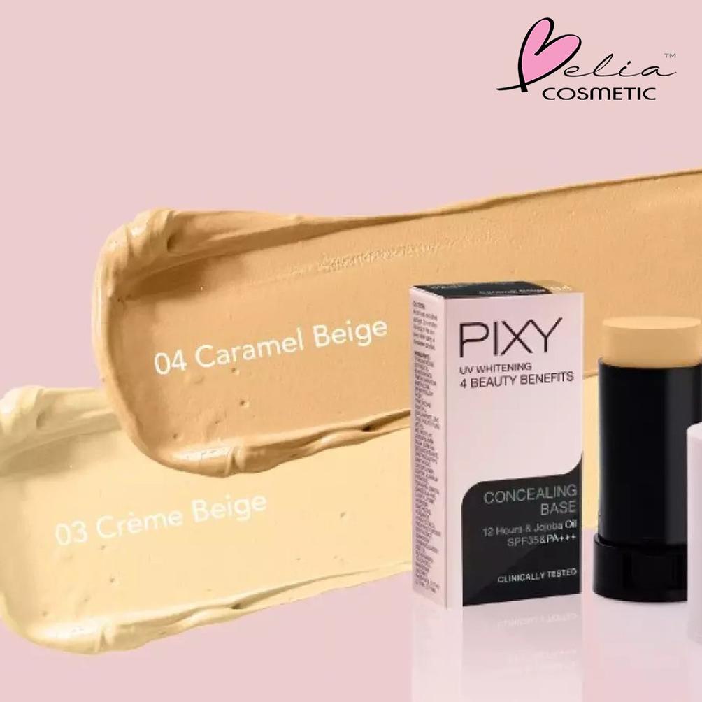 Belia Pixy Concealing Base 9G ( Uv Whitening 4 Beauty Benefits Concealer Stick )